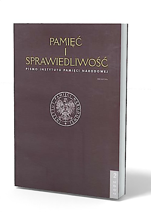 Pamięć i sprawiedliwość nr 2/2002 - okładka książki