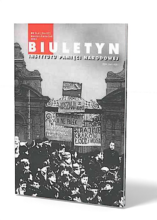 Biuletyn IPN nr 26-27 (3-4) / 2003 - okładka książki