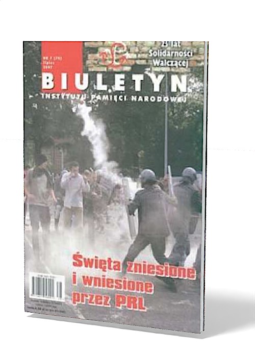Biuletyn IPN 7 / 2007. Święta zniesione - okładka książki