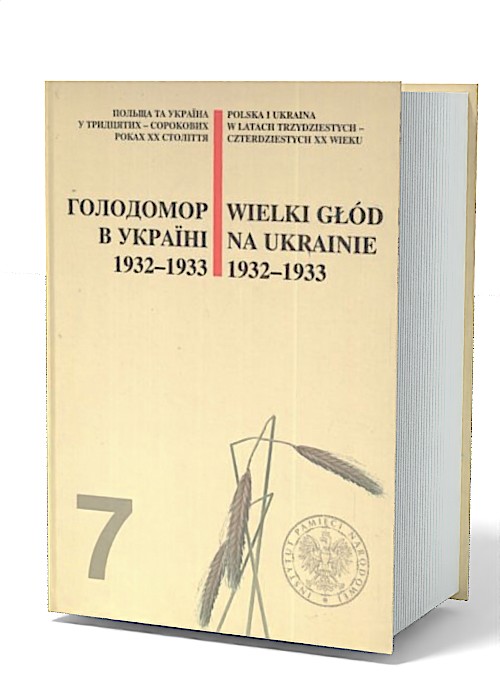 Wielki Głód na Ukrainie 1932 - - okładka książki