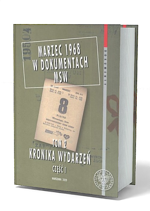 Marzec 1968 w dokumentach MSW. - okładka książki