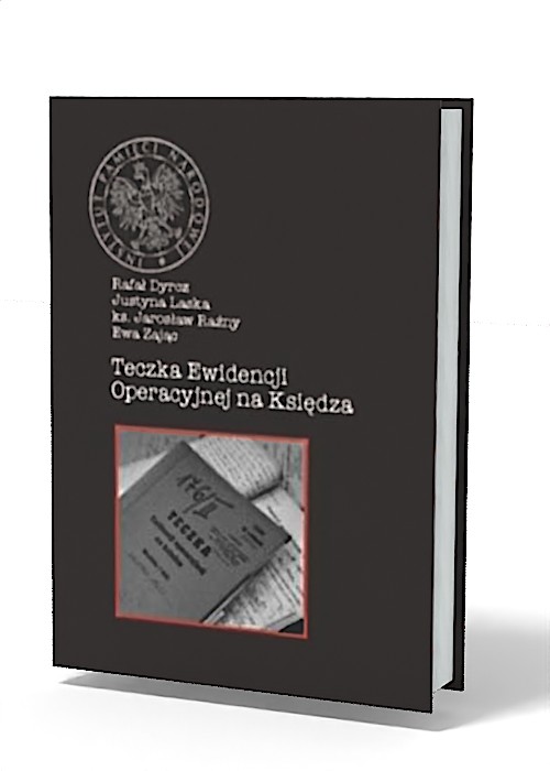 Teczka ewidencji operacyjnej na - okładka książki
