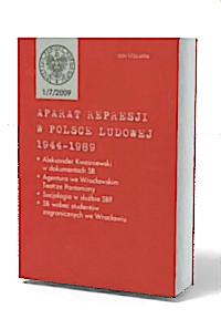 Aparat represji w Polsce Ludowej - okładka książki