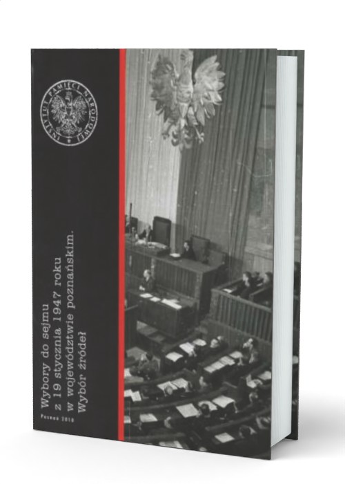 Wybory do sejmu z 19 stycznia 1947 - okładka książki