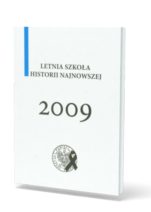 Letnia szkoła historii najnowszej - okładka książki