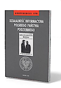 Działalność informacyjna Polskiego - okładka książki