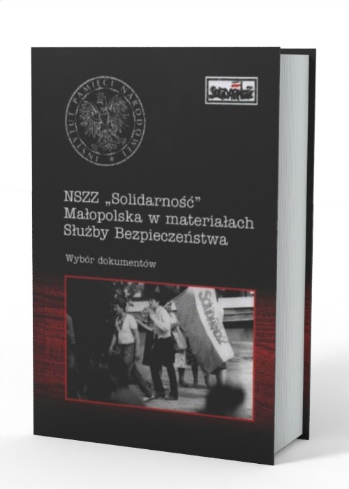 NSZZ Solidarność Małopolska w materiałach - okładka książki