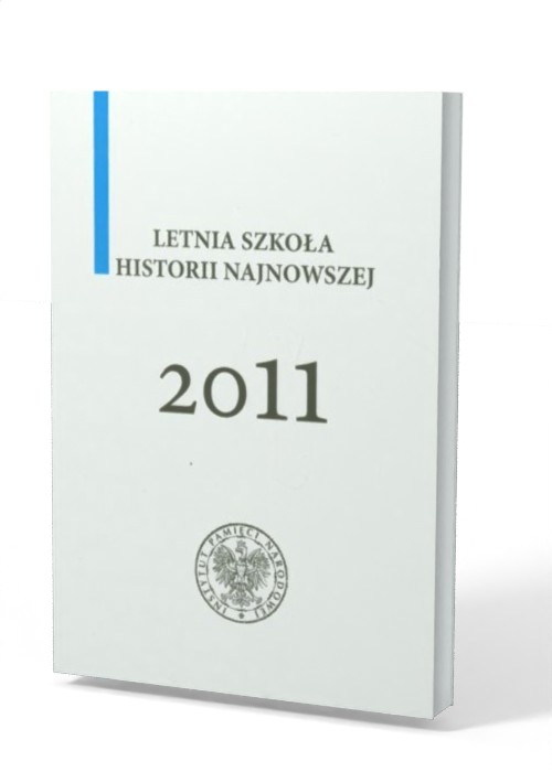 Letnia szkoła historii najnowszej - okładka książki