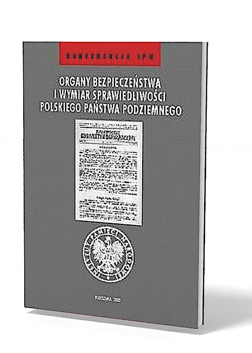 Organy bezpieczeństwa i wymiar - okładka książki