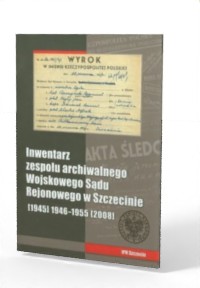 Inwentarz zespołu archiwalnego - okładka książki