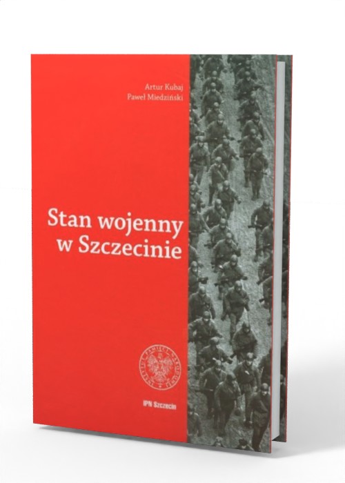 Stan wojenny w Szczecinie - okładka książki
