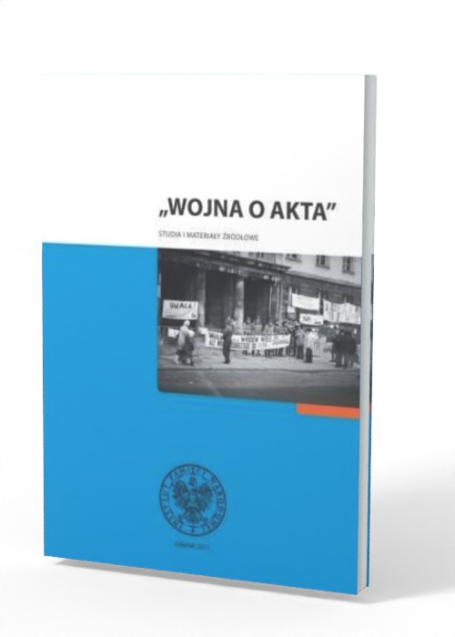 Wojna o akta. Studia i materiały - okładka książki