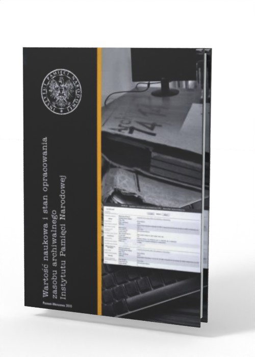 Wartość naukowa i stan opracowania - okładka książki