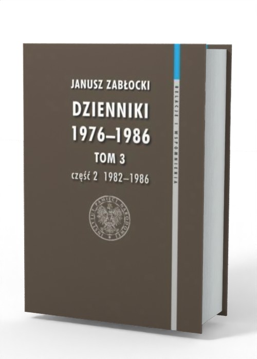 Dzienniki 1976-1986. Tom 3 cz. - okładka książki