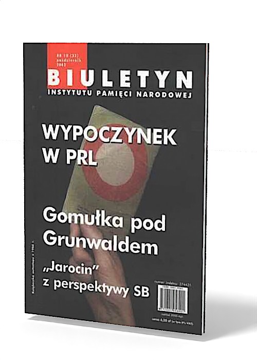 Biuletyn IPN nr 33 (10) / 2003 - okładka książki