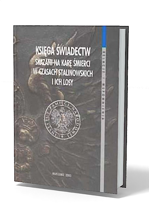 Księga świadectw. Skazani na karę - okładka książki