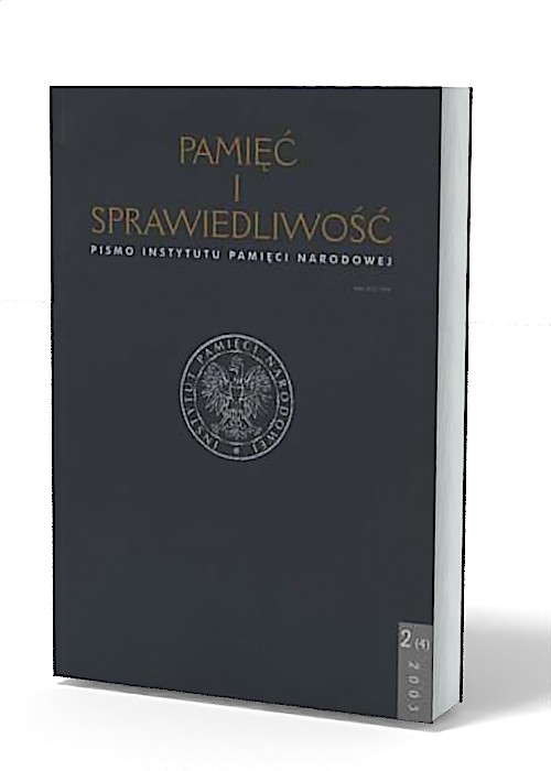 Pamięć i sprawiedliwość nr 2/2003 - okładka książki