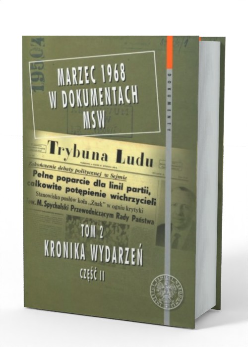 Marzec 1968 w dokumentach MSW. - okładka książki