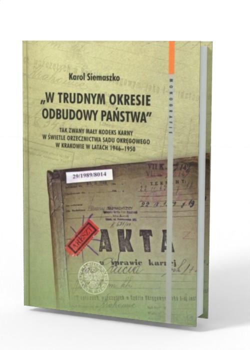 W trudnym okresie odbudowy państwa. - okładka książki