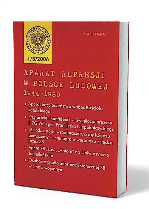 Aparat represji w Polsce Ludowej - okładka książki