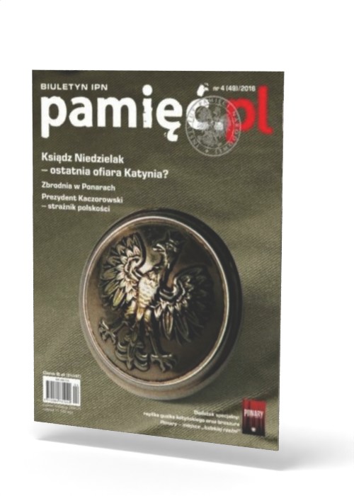 Pamięć.pl. Biuletyn IPN 4 (49)/2016 - okładka książki