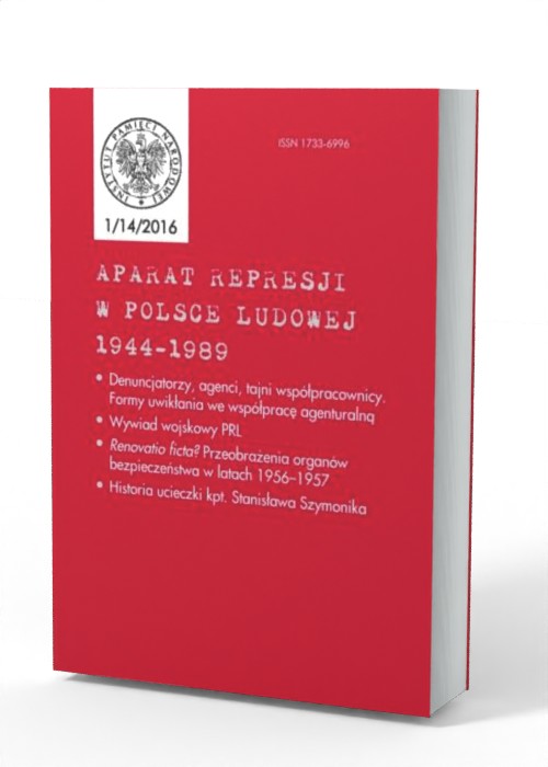 Aparat Represji w Polsce Ludowej - okładka książki