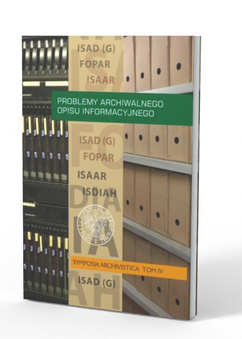 Problemy archiwalnego opisu informacyjnego. - okładka książki