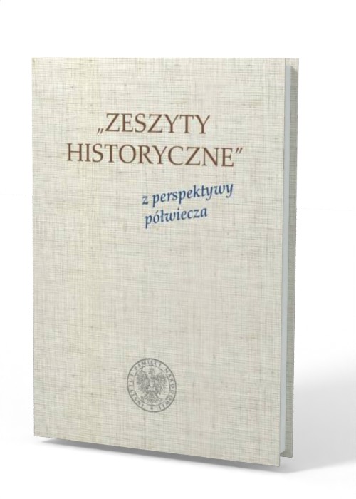 Zeszyty Historyczne z perspektywy - okładka książki