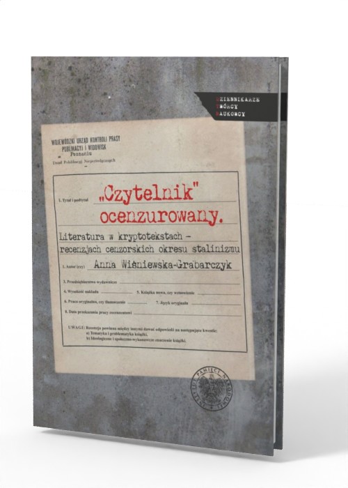 Czytelnik ocenzurowany. Literatura - okładka książki