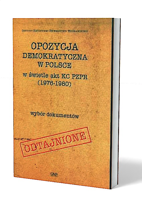 Opozycja demokratyczna w Polsce - okładka książki
