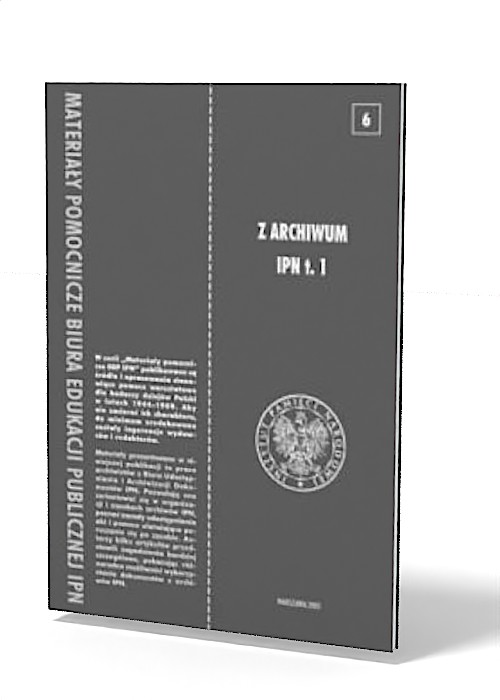Z archiwum IPN. Tom 1 - okładka książki