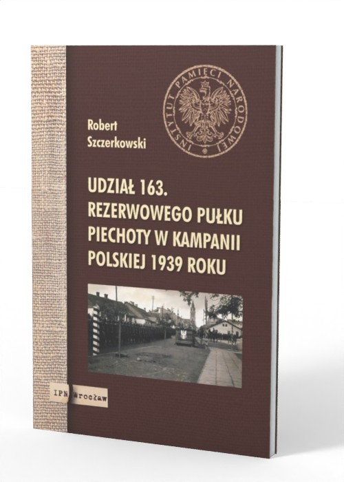 Udział 163. rezerwowego pułku piechoty - okładka książki