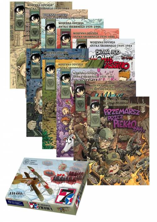 Wojenna odyseja Antka Srebrnego - okładka książki