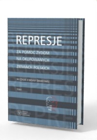 Represje za pomoc Żydom na okupowanych - okładka książki