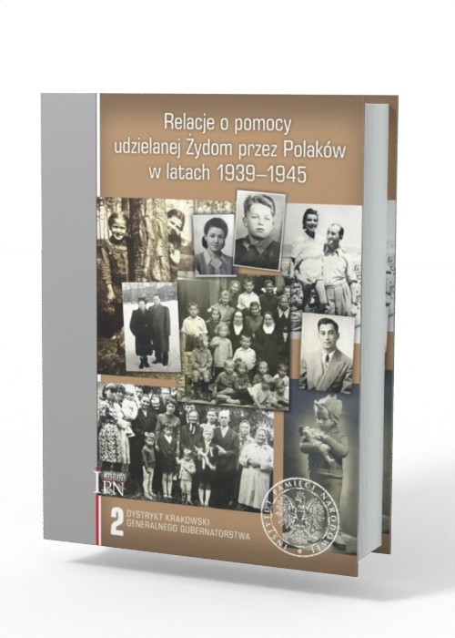 Relacje o pomocy udzielanej Żydom - okładka książki