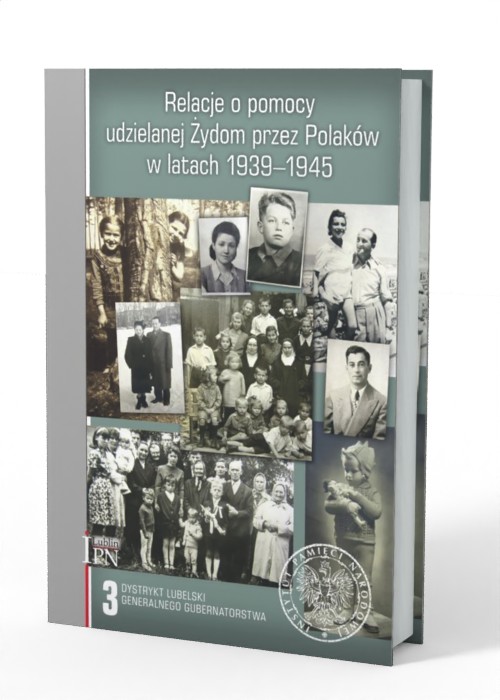 Relacje o pomocy udzielanej Żydom - okładka książki