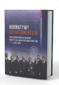 Normatywy Departamentu III oraz - okładka książki