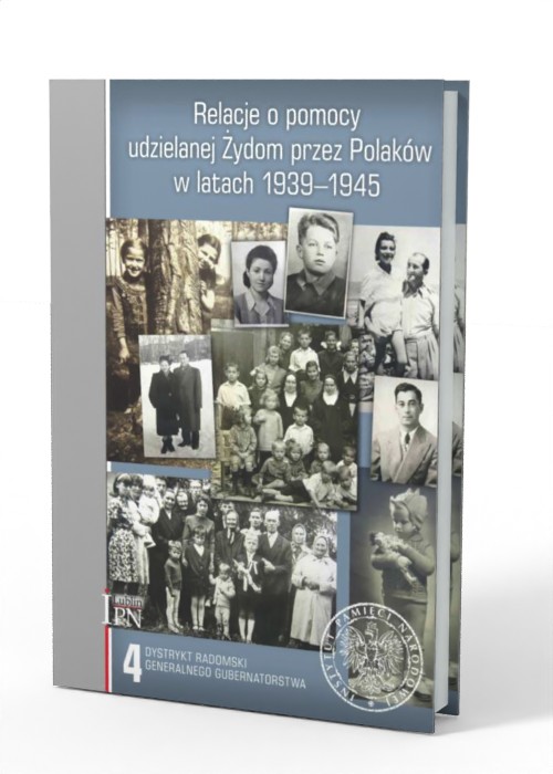Relacje o pomocy udzielanej Żydom - okładka książki