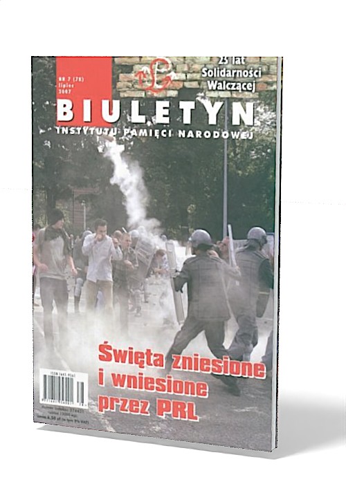 Biuletyn IPN nr 78 (7) / 2007 - okładka książki