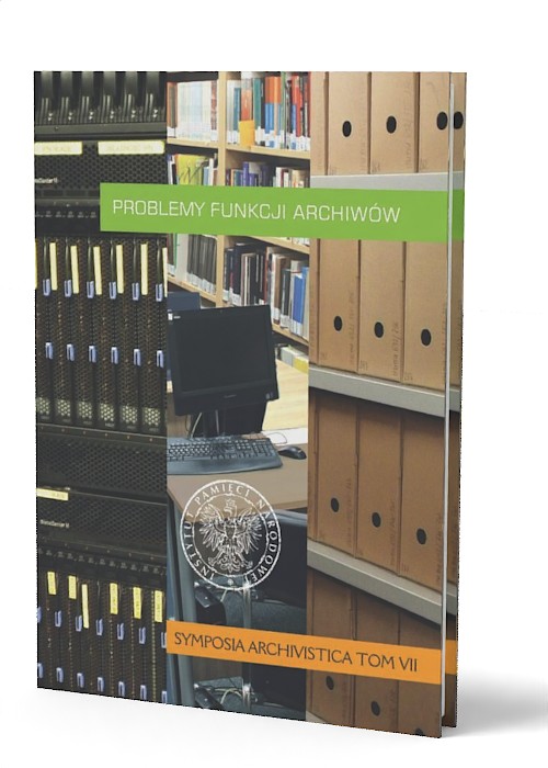 Problemy funkcji archiwów. Symposia - okładka książki