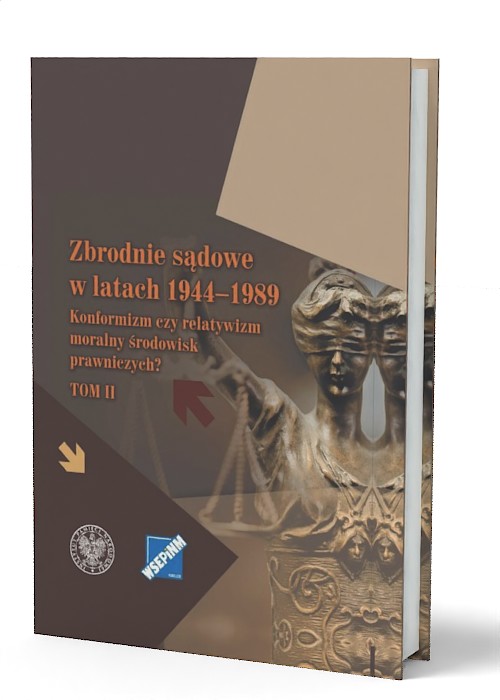 Zbrodnie sądowe w latach 1944-1989. - okładka książki
