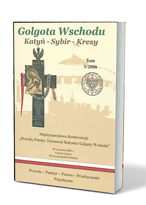 Golgota Wschodu. Katyń - Sybir - okładka książki