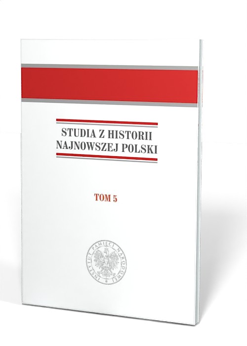 Studia z historii najnowszej Polski. - okładka książki