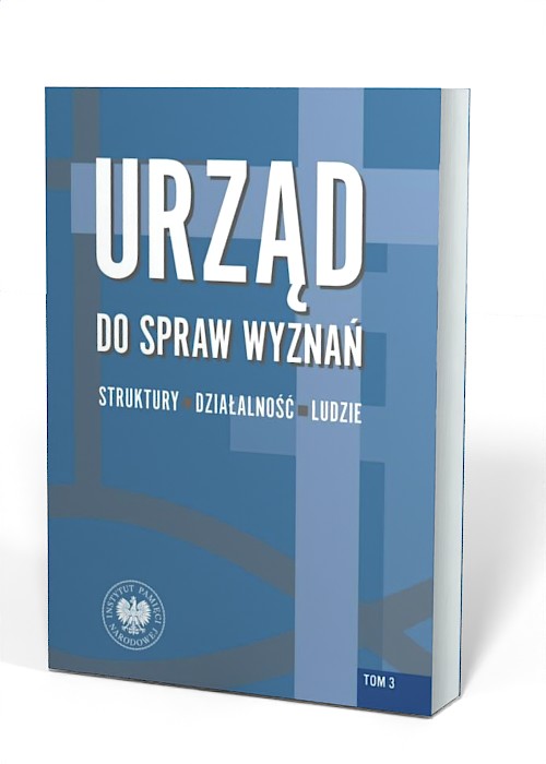 Urząd do spraw Wyznań. Struktury, - okładka książki