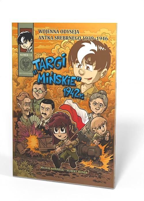 Wojenna odyseja Antka Srebrnego - okładka książki