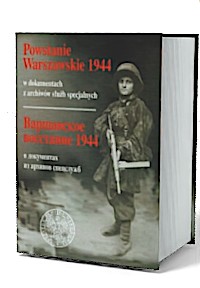 Powstanie Warszawskie 1944 w dokumentach - okładka książki