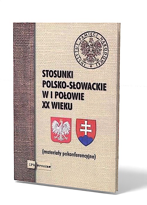 Stosunki polsko-słowackie w I połowie - okładka książki