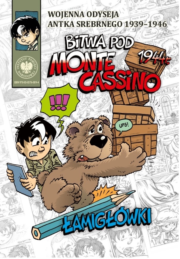 Wojenna odyseja Antka Srebrnego - okładka książki