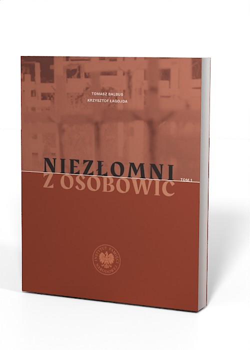 Niezłomni z Osobowic. Ludzie podziemia - okładka książki