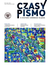 CzasyPismo o historii Górnego Śląska - okładka książki